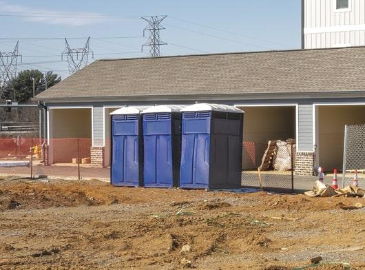 construction portable restrooms need to be serviced at least once a week, but more frequent servicing may be necessary depending on the volume of use